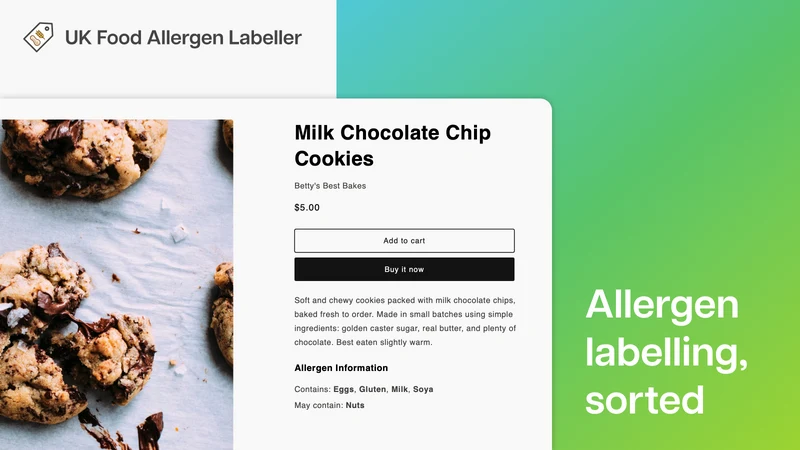 UK Food Allergen Labeller