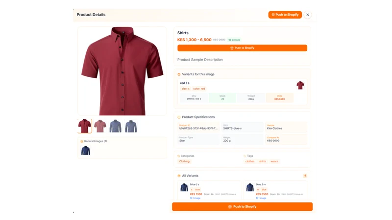 Ubossify: KE Auto Dropshipping