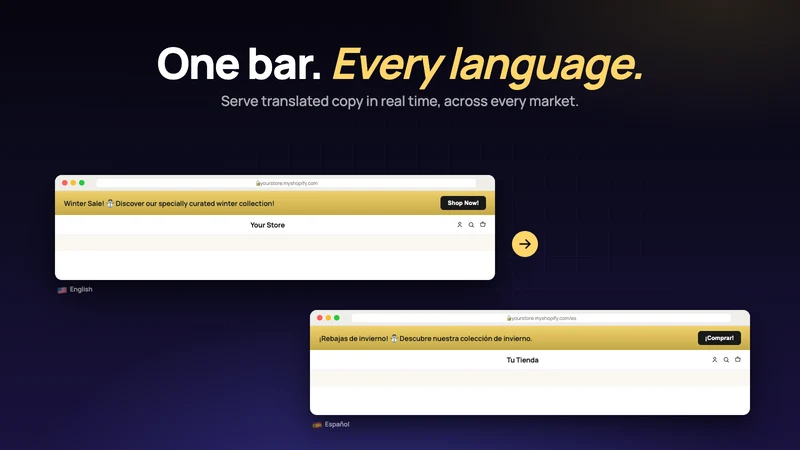 Twig Announcement Bar & Popup