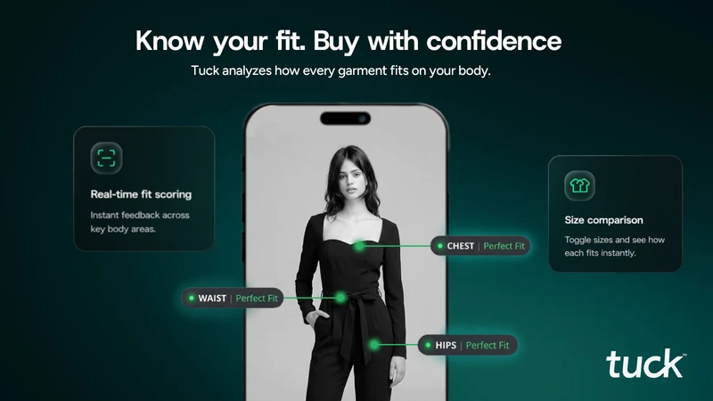 Tuck AI Virtual Try On & Size