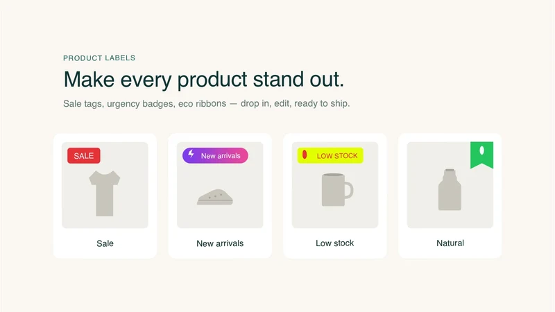 TT Badges & Product Labels