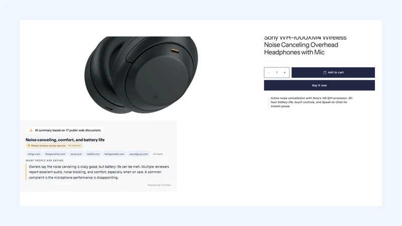 TrueView AI: Product Reviews