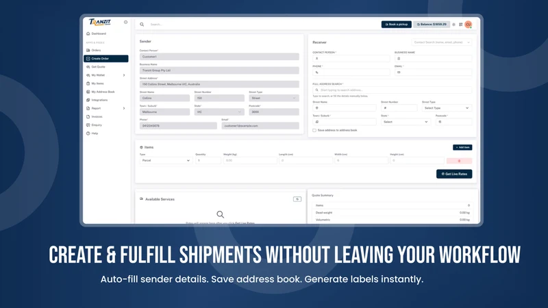Tranzit Group Smart Shipping