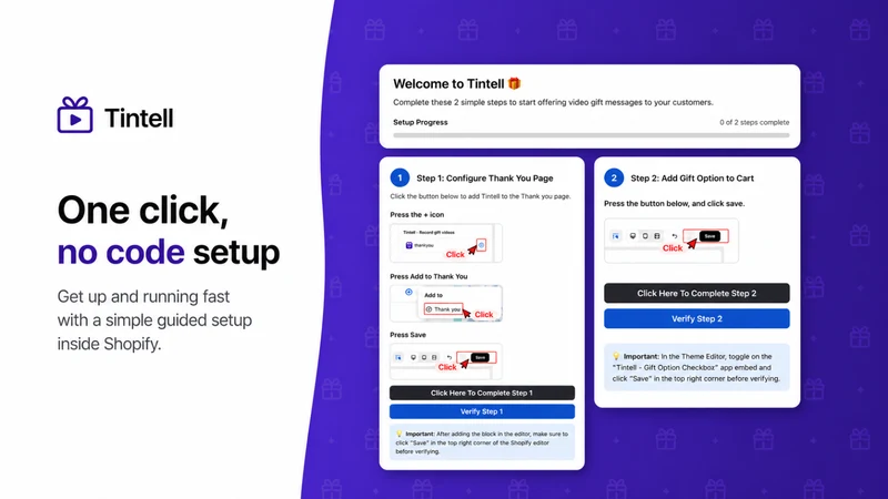 Tintell ‑ Video Gift Notes
