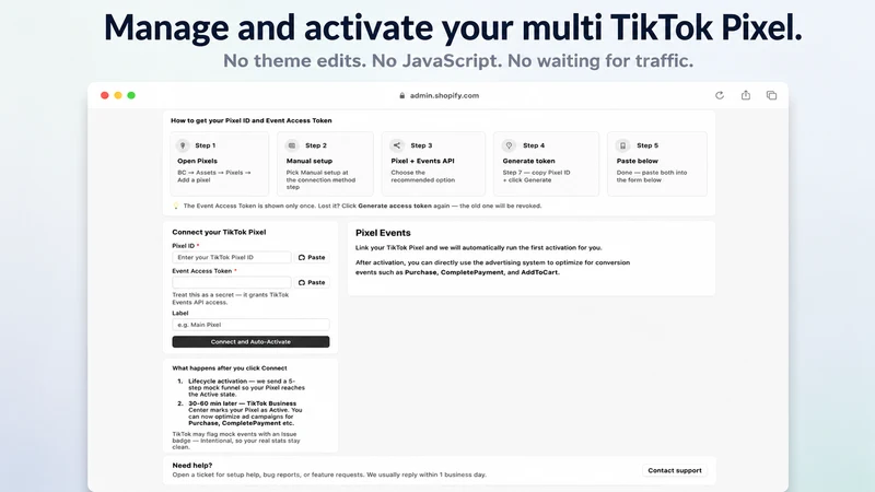 25Tools: TikTok Pixel Manager