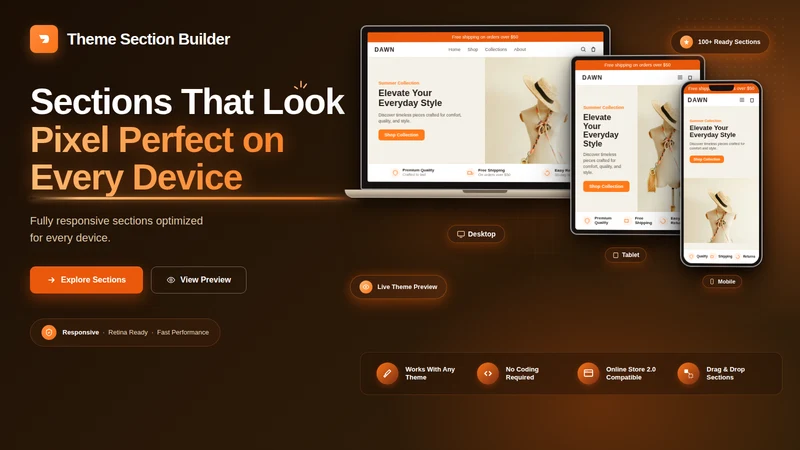 Theme Section Builder
