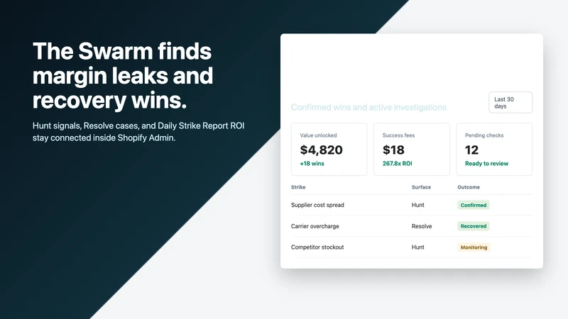 The Swarm: Recovery & Sourcing