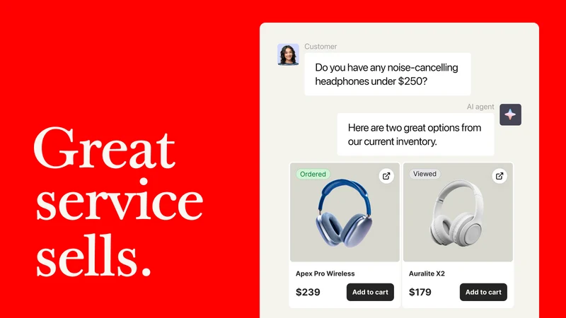 Text ‑ AI Agent & Live Chat