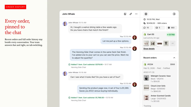 Text ‑ AI Agent & Live Chat