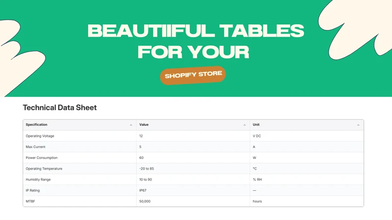 Table Pilot: Spec & Comparison
