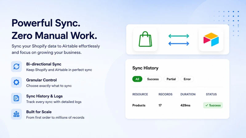 SyncAir sync for Airtable