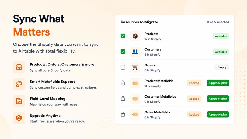 SyncAir sync for Airtable