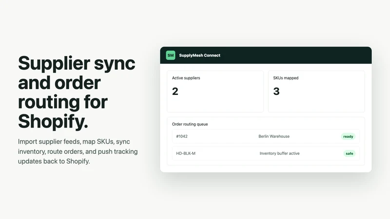 SupplyMesh Connect