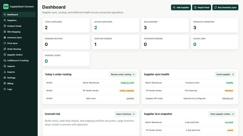 SupplyMesh Connect