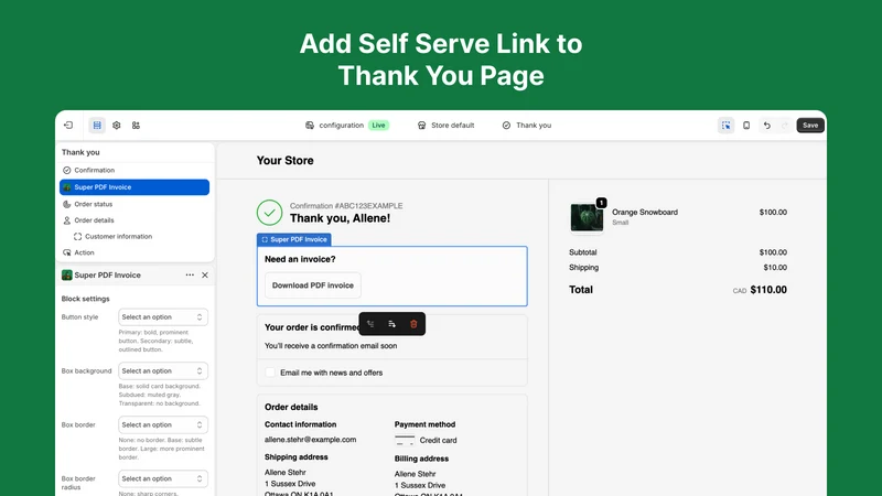 Super PDF Invoice
