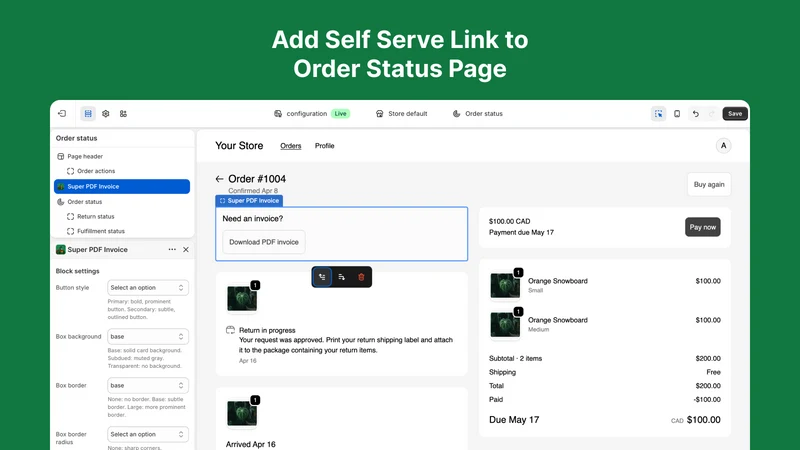 Super PDF Invoice