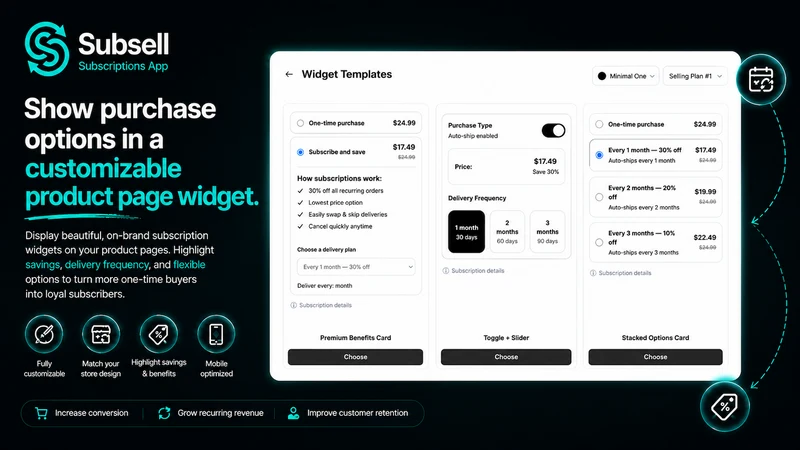 Subsell Subscriptions App