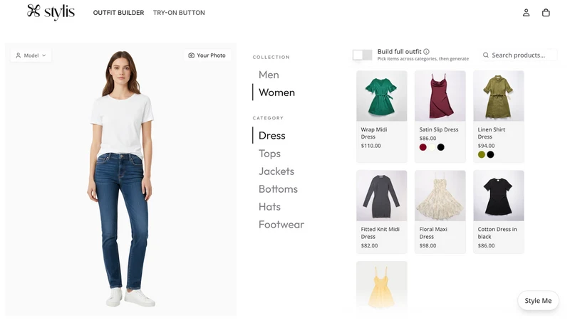 Stylis AI ‑ Outfit builder