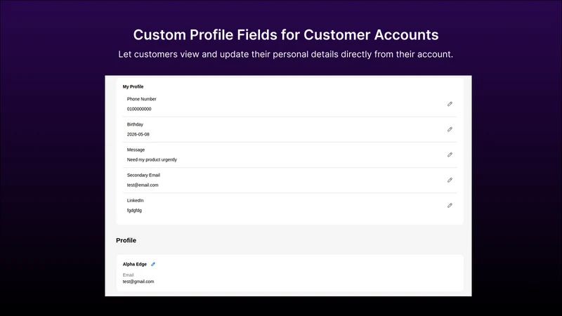 Studio: New Customer Account
