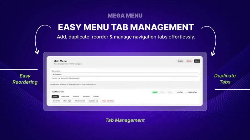 Storify Mega Menu