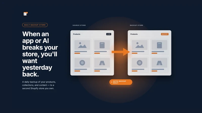 StoreBackup: Backup your store