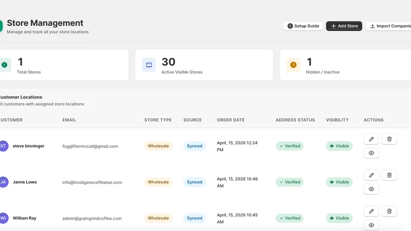 AutoSync Store Locator