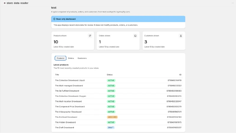 store‑data‑reader