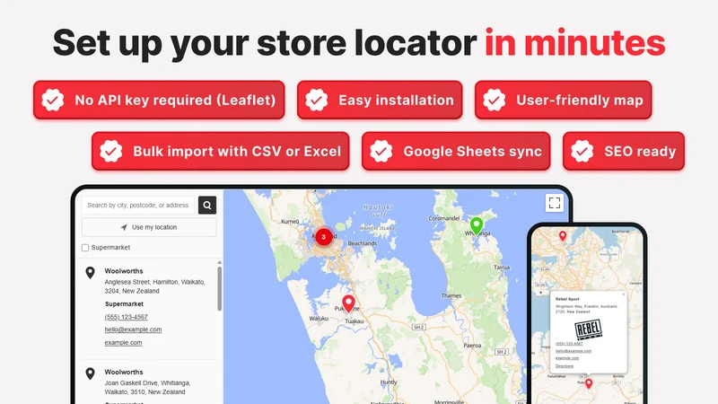 Stockist Maps: Store Locator