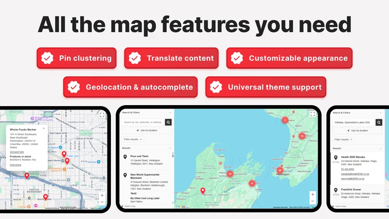 Stockist Maps: Store Locator