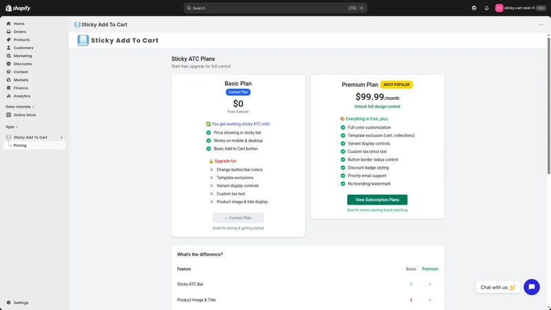 Sticky Add To Cart