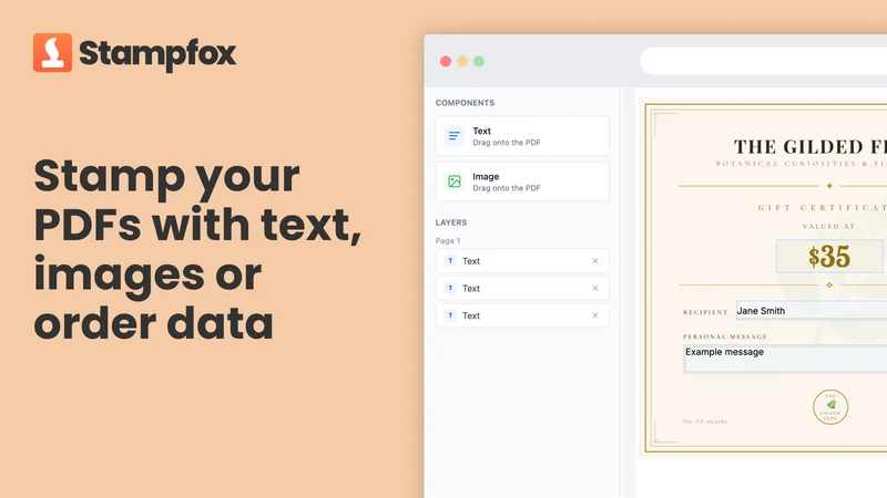 Stampfox ‑ Sell PDFs
