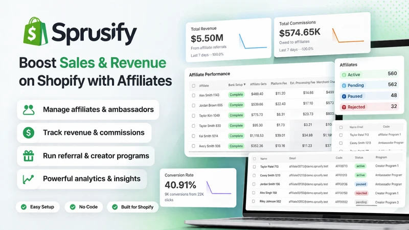 Sprusify Affiliate Marketing