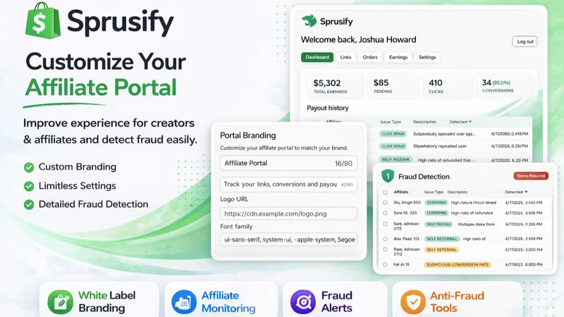 Sprusify Affiliate Marketing