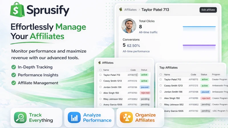 Sprusify Affiliate Marketing