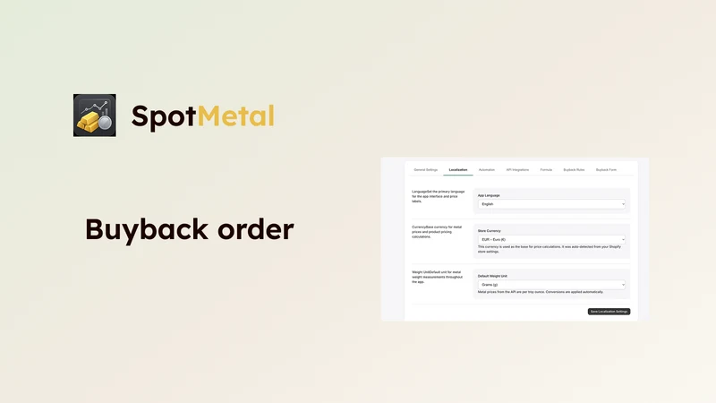 Spotmetal: Live gold pricing