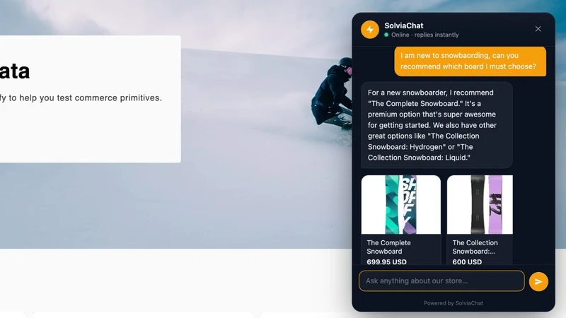 SolviaChat ‑ AI Chatbot