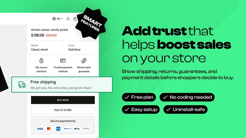 Snapp Trust Badges & Icons
