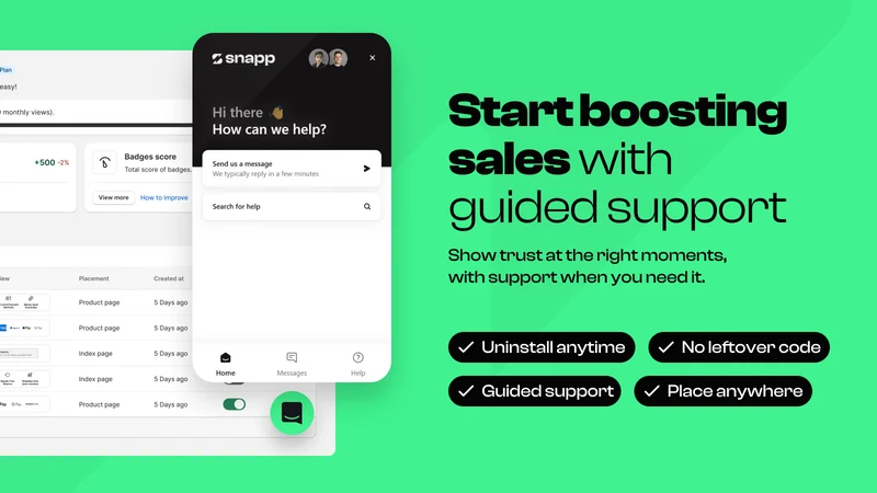 Snapp Trust Badges & Icons