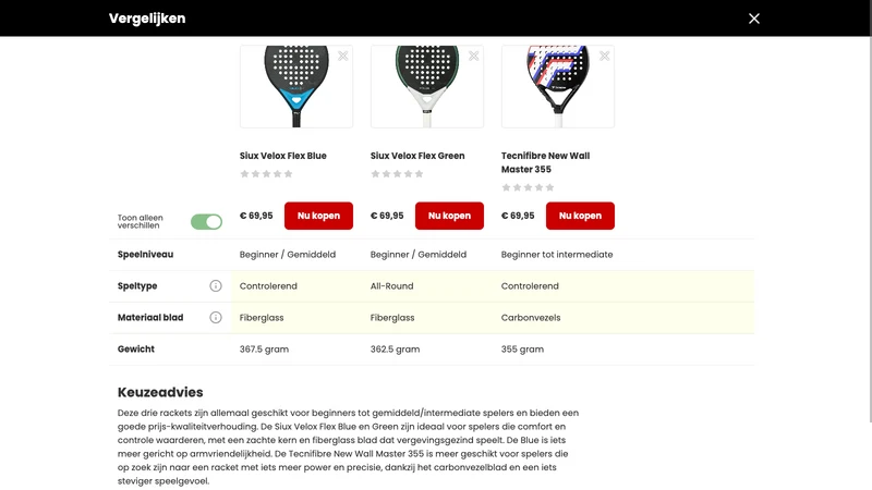 Smart Product Comparison