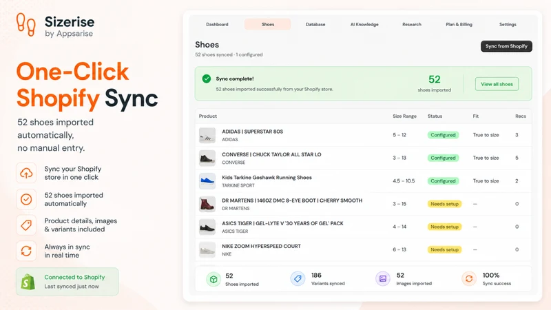 Sizerise AI Shoe Size Finder