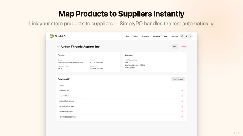 SimplyPO ‑ Purchase Orders