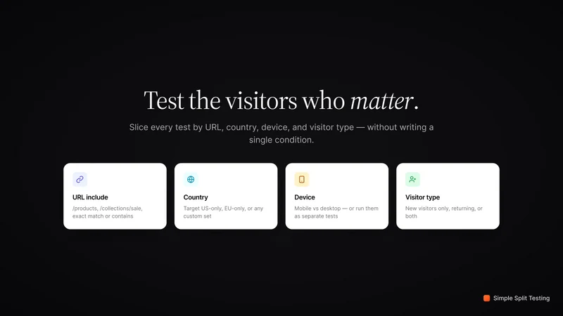 Culsin ‑ Simple Split Testing