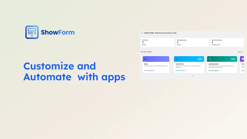ShowForm: Spin Wheel & Quiz