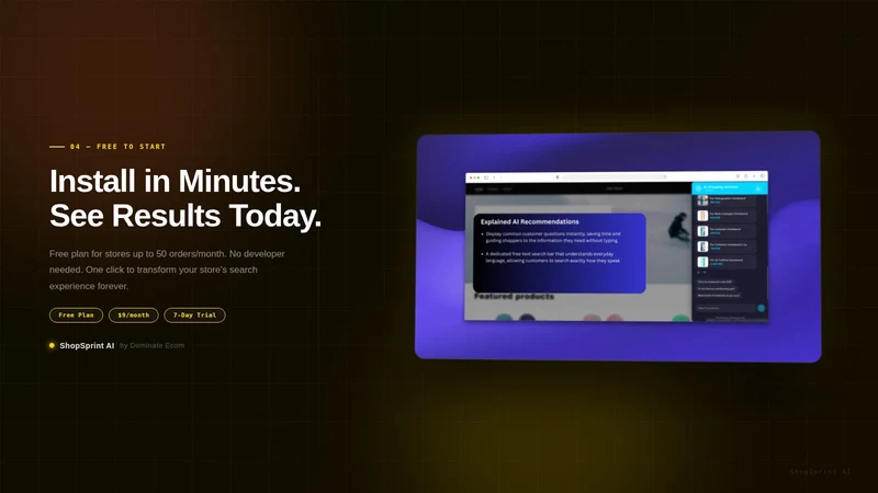 ShopSprint AI Search