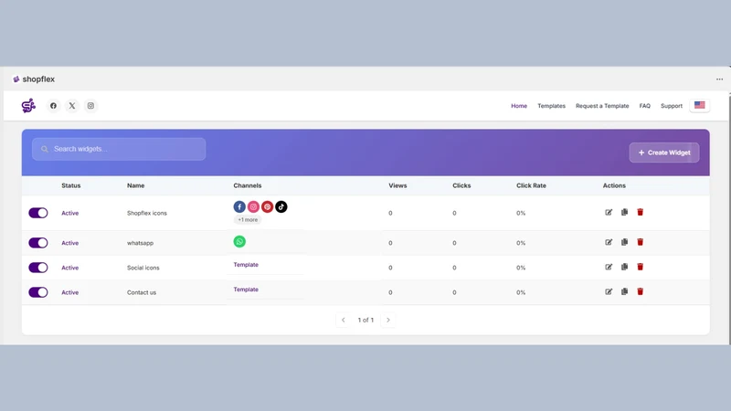 ShopFlex | Social Icons