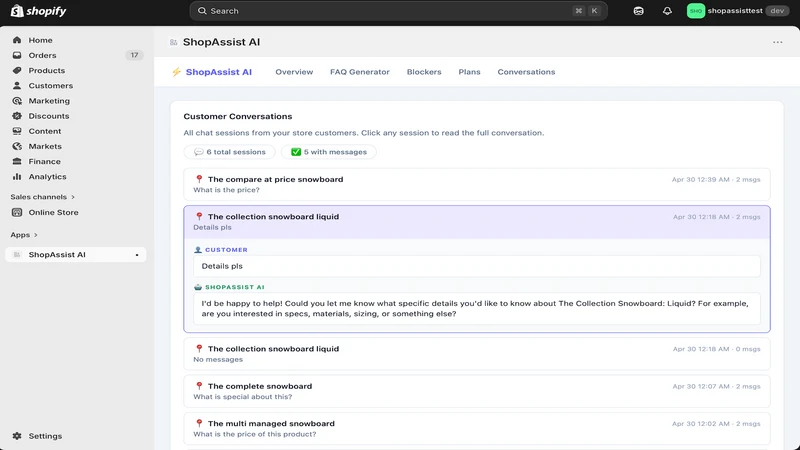 ShopAssist AI