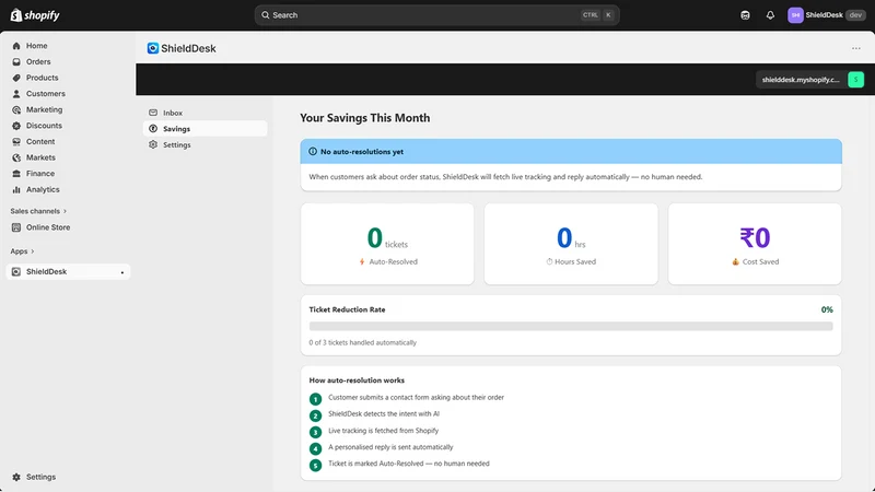 ShieldDesk ‑ AI Support Inbox