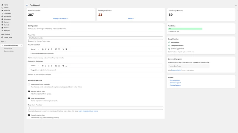 ShelfLife Community Forum