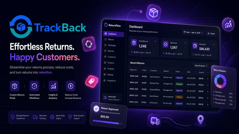 TrackBack ‑ Returns & Exchange