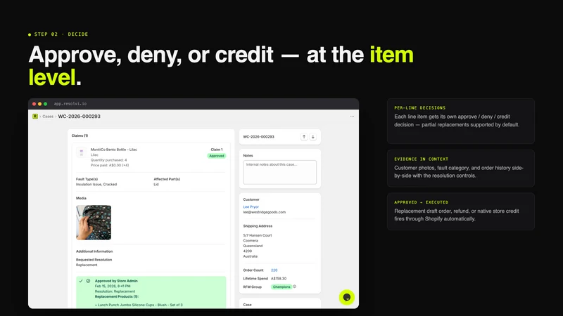Resolvi ‑ Warranty Management